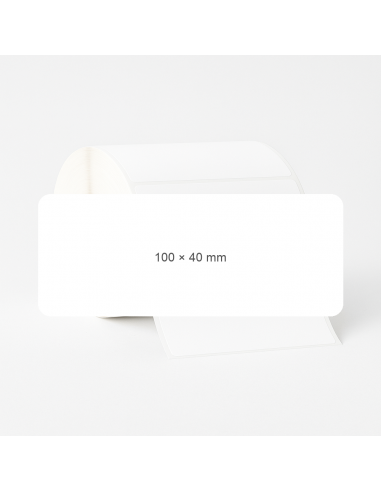 Lipnios etiketės 100x40mm. Thermo ecco