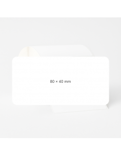 Lipnios etiketės 80x40mm....