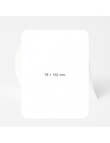 Lipnios etiketės 78x102mm. Thermo....