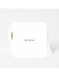 Lipnios etiketės 58x59mm....