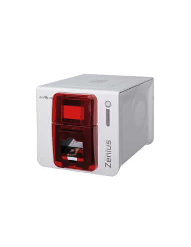 Evolis Zenius Classic GO PACK, single sided, 12 dots/mm (300 dpi), USB, red