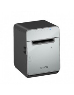 Lipdukų spausdintuvas Epson TM-L100, 8 dots/mm (203 dpi), cutter, linerless, USB, Lightning, Ethernet, black