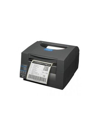 Staliniai lipdukų spausdintuvai Citizen CL-S521II, 8 dots/mm (203 dpi), EPLII, ZPLII, Datamax, multi-IF (Ethernet), black