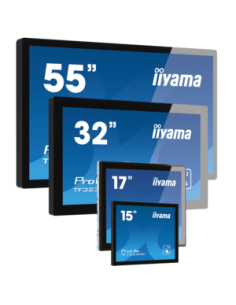 iiyama ProLite TF1633MSC-B1, 39.6 cm (15,6), Projected Capacitive, Full HD, USB, kit (USB), black